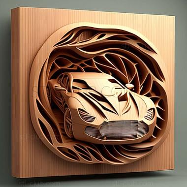 3D model Aston Martin V8 (STL)